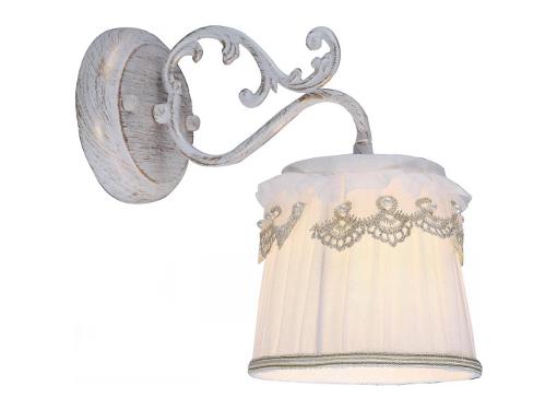 Изображение товара Настенный светильник ARTE LAMP A5709AP-1WG бело-золотой классика