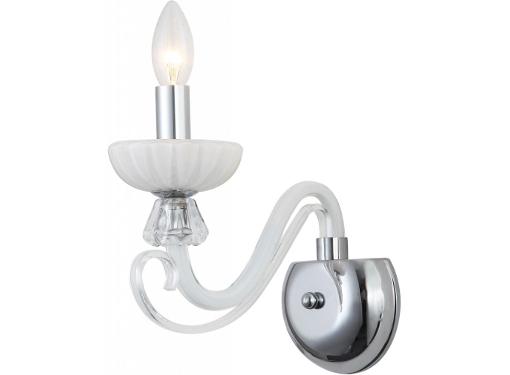 Изображение товара Настенный светильник ARTE LAMP A7195AP-1WH белый стекло классика для интерьера