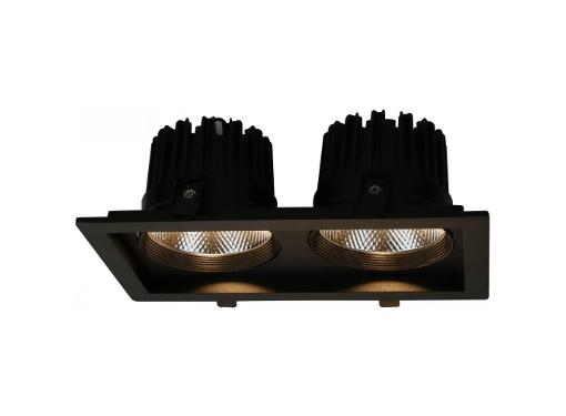 Изображение товара Потолочный светильник ARTE LAMP A7018PL-2BK черный алюминий 2хLED 18Вт стиль модерн