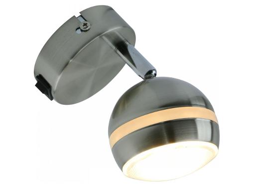 Изображение товара Настенный светильник ARTE LAMP A6009AP-1SS серебристый современный дизайн