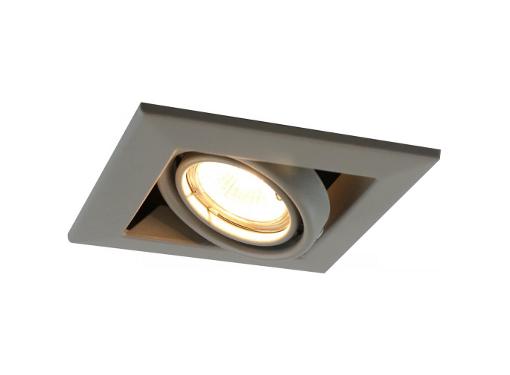 Изображение товара Потолочный светильник ARTE LAMP A5941PL-1GY квадрат, серый, 50Вт