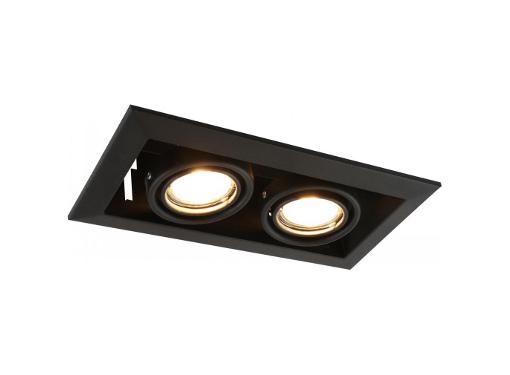 Изображение товара Потолочный светильник ARTE LAMP A5941PL-2BK черный металл 2хGU10 50W