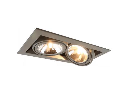 Изображение товара Потолочный светильник ARTE LAMP A5949PL-2GY серый металл 2х40 Вт модерн