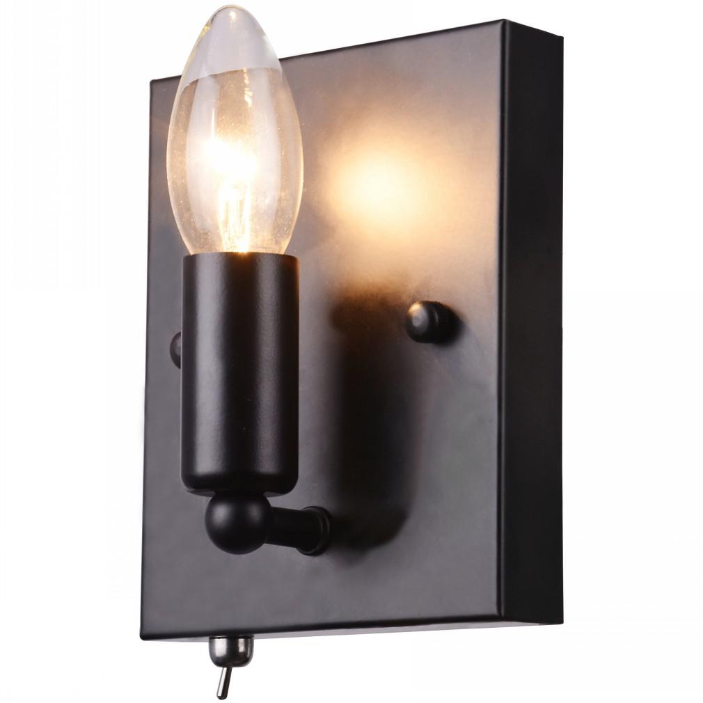 

Светильник настенный Arte lamp A8811ap-1bk, A8811ap-1bk