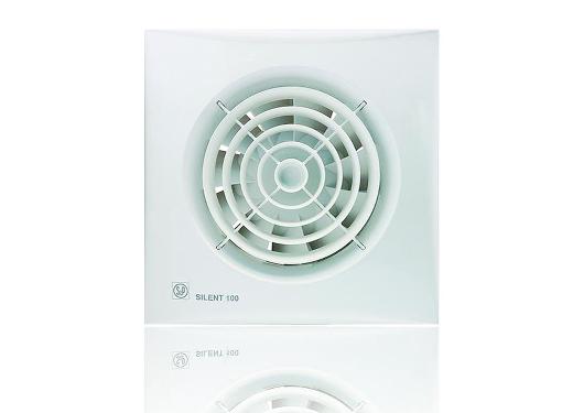 Изображение товара Вентилятор вытяжной SOLER&PALAU Silent-100 CRZ 95 м3/ч 8 Вт таймер обратный клапан