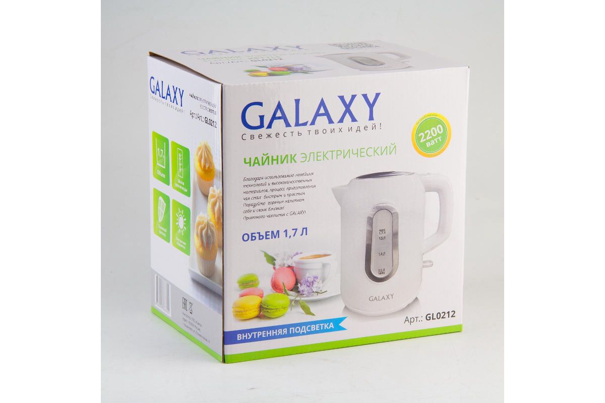 Чайник электрический Galaxy GL 0212 - купить чайник электрический GL 0212 по выгодной цене в интернет-магазине