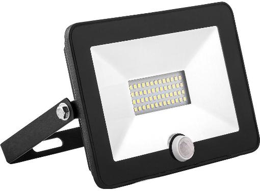 Изображение товара Светодиодный прожектор SAFFIT 29524 с датчиком 50W 6400K IP65 черный