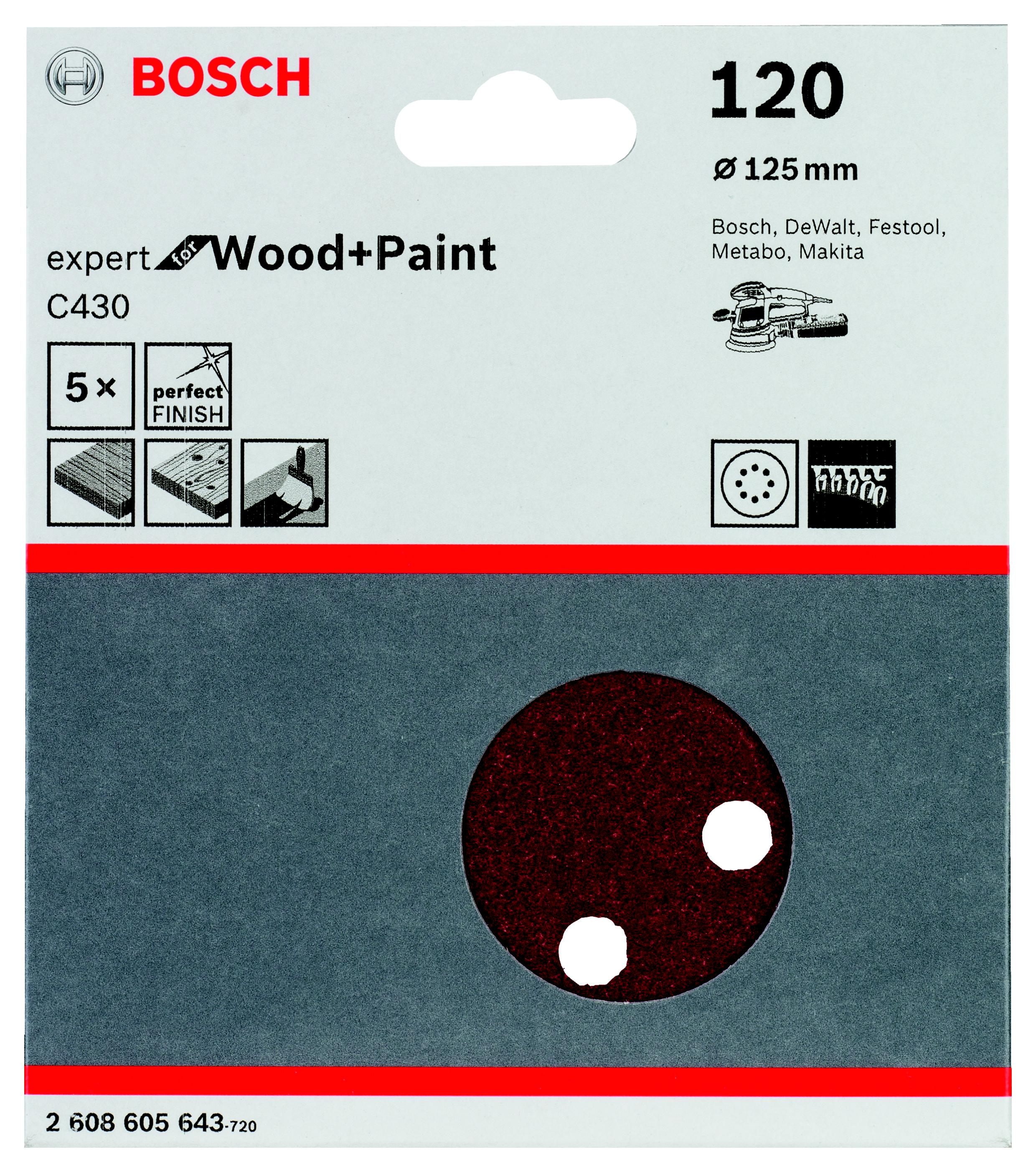 

Круг шлиф. самосцепляющийся Bosch 125мм p120