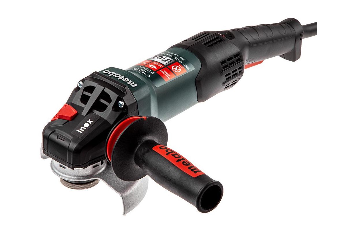 УШМ (болгарка) Metabo WEV 17-125 Quick Inox RT (601092000) - цена, отзывы,  фото и инструкция - купить в Москве, СПб и РФ