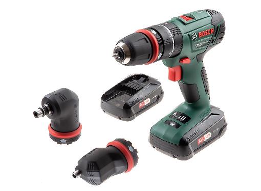 Изображение товара Набор BOSCH Дрель ударная 18V Quick Snap 2 bat (06039A3401) +Фонарь 06039A1100