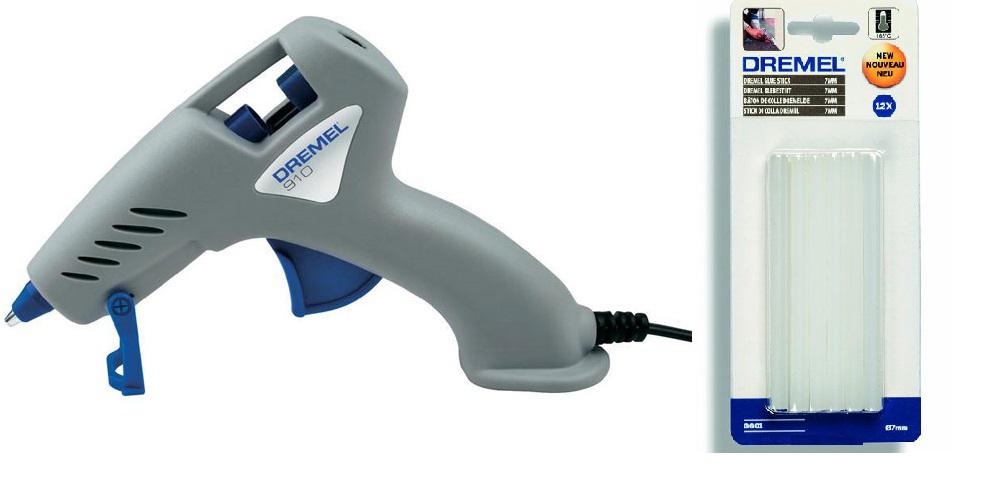 

Набор Dremel Пистолет клеевой 910-3 +Клей gg01 стержни для клей-пистолета