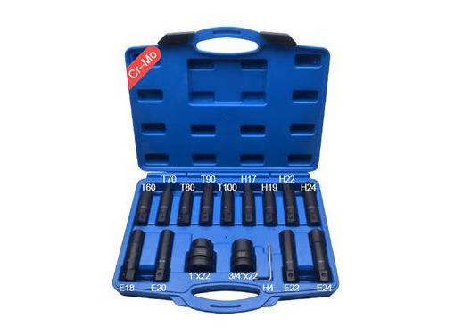 Изображение товара Набор головок и бит ROCK FORCE RF-3063316 16 шт. кейс удлиненных ударных адаптеры