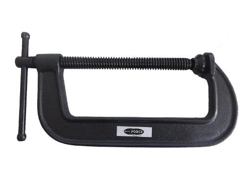 Изображение товара Струбцина ROCK FORCE RF-333118 G-образная 8 дюймов, сталь, винтовой зажим