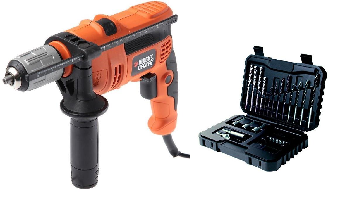 

Дрель ударная Black & decker Kr604cres+Набор бит и сверл a7216-xj, Kr604cres+Набор бит и сверл a7216-xj