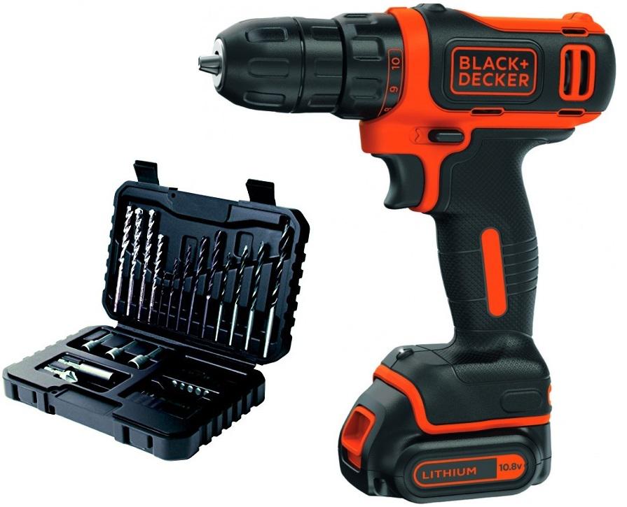 

Дрель акк. Black & decker Bdcdd12k1b-qw+Набор бит и сверл a7216-xj, Bdcdd12k1b-qw+Набор бит и сверл a7216-xj