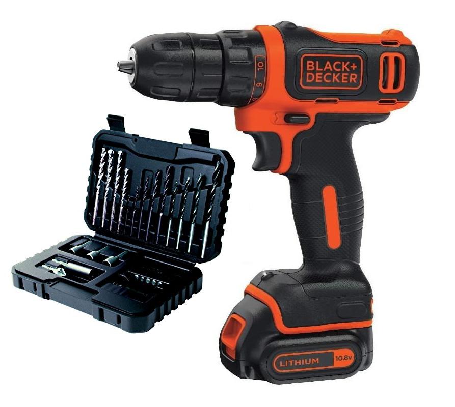

Дрель акк. Black & decker Bdcdd12-xk+Набор бит и сверл a7216-xj, Bdcdd12-xk+Набор бит и сверл a7216-xj