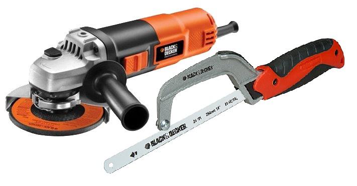 

Набор Black & decker УШМ (болгарка) kg911-xk  +Ножовка bdht0-20178