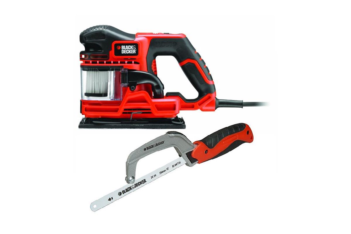 Шлифмашина BLACK & DECKER KA330E-QS+Ножовка BDHT0-20178 по мет. купить в  Барнауле по доступной цене: характеристики и фото