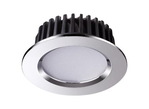 Изображение товара Встраиваемый светильник NOVOTECH 357601 светодиодный хром 10W