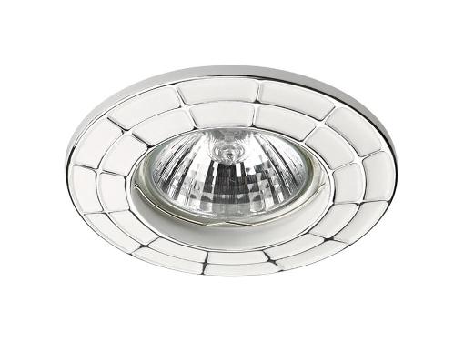Изображение товара Встраиваемый светильник NOVOTECH 370379 белый хром 50 Вт GX5.3