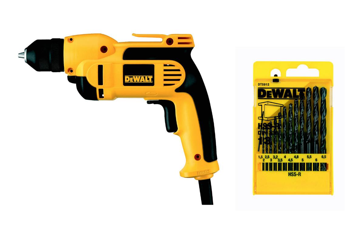 

Дрель Dewalt Dwd112s +Набор сверл dt5912qz