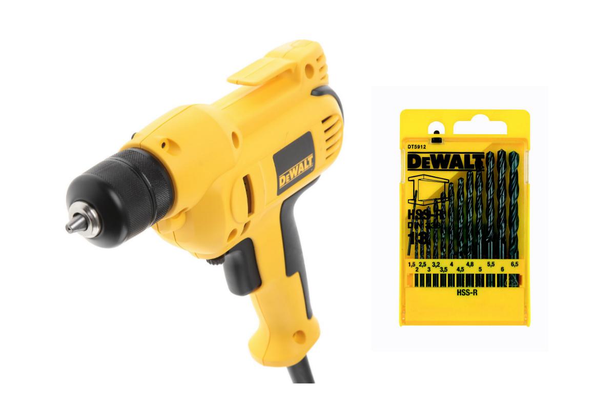 

Дрель Dewalt Dwd115ks +Набор сверл dt5912qz