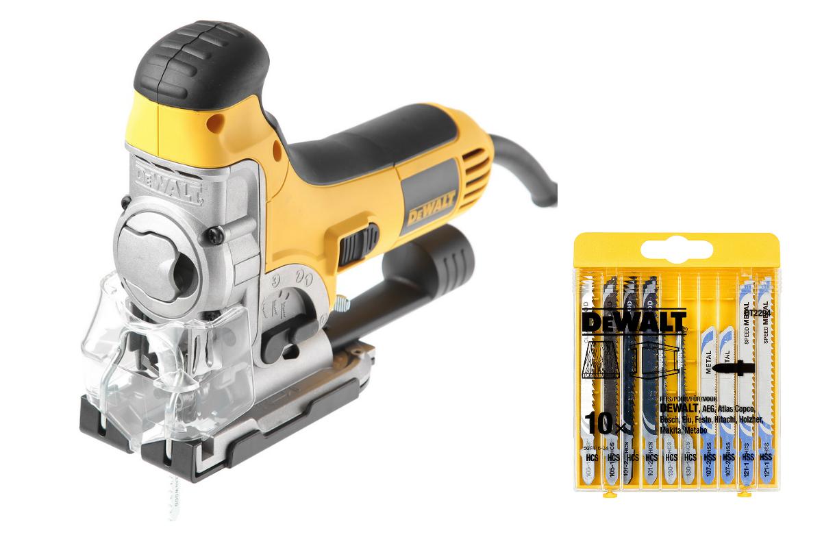 

Лобзик Dewalt Dw333k +Набор пилок dt2294qz