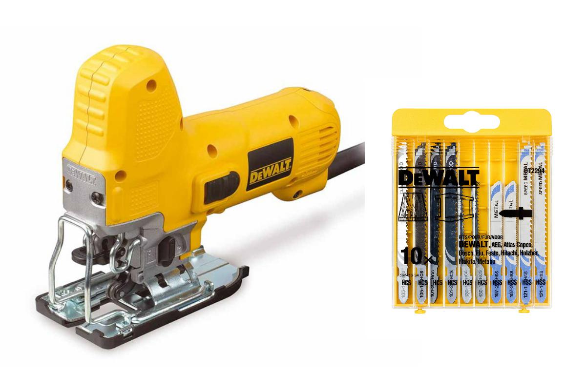 

Лобзик Dewalt Dw343k +Набор пилок dt2294qz