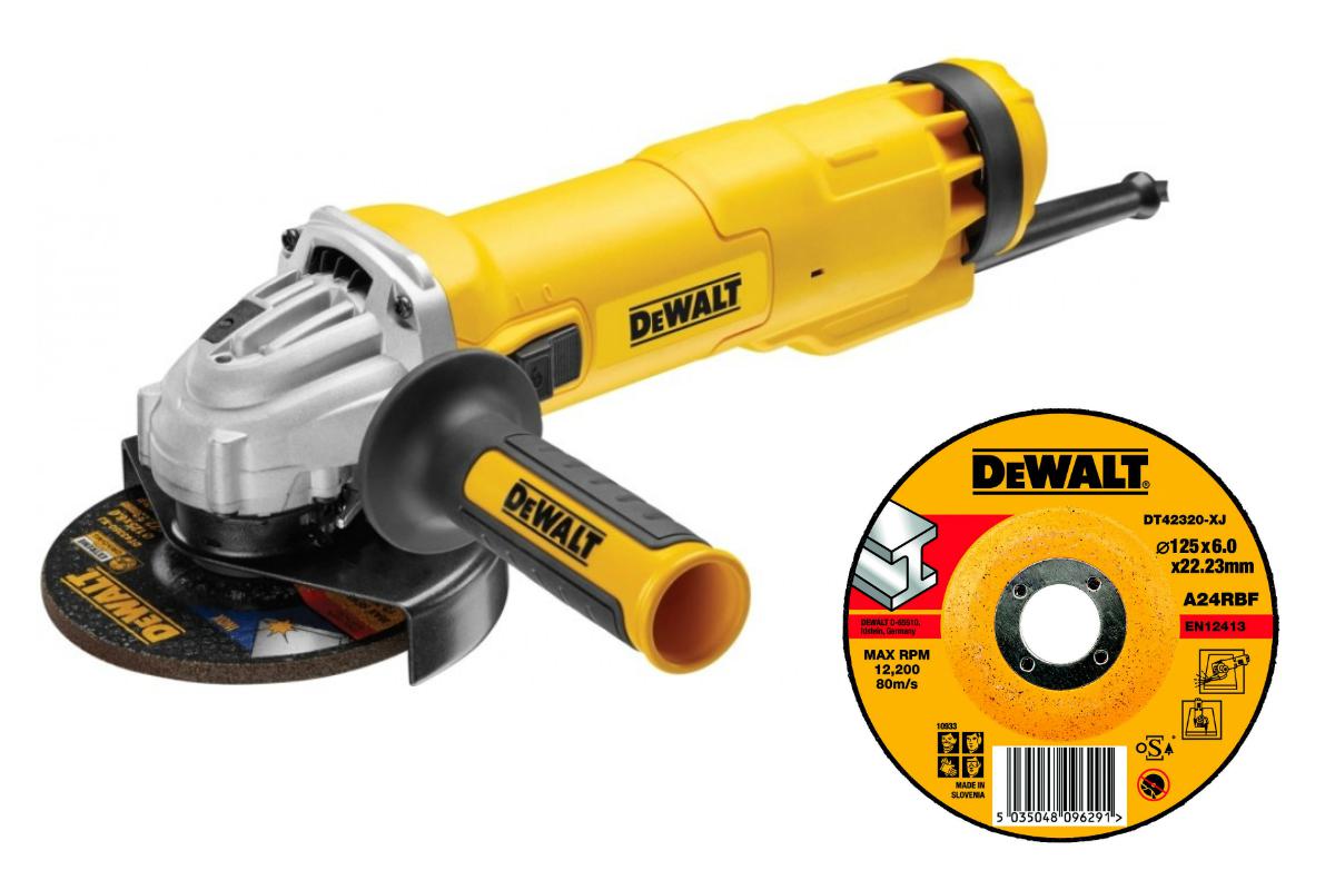 

УШМ Dewalt Dwe4237qs +Круг зачистной dt42320xj