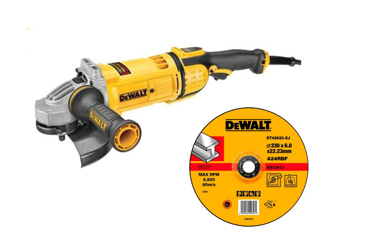 

УШМ Dewalt Dwe4579 +Круг зачистной dt42620xj