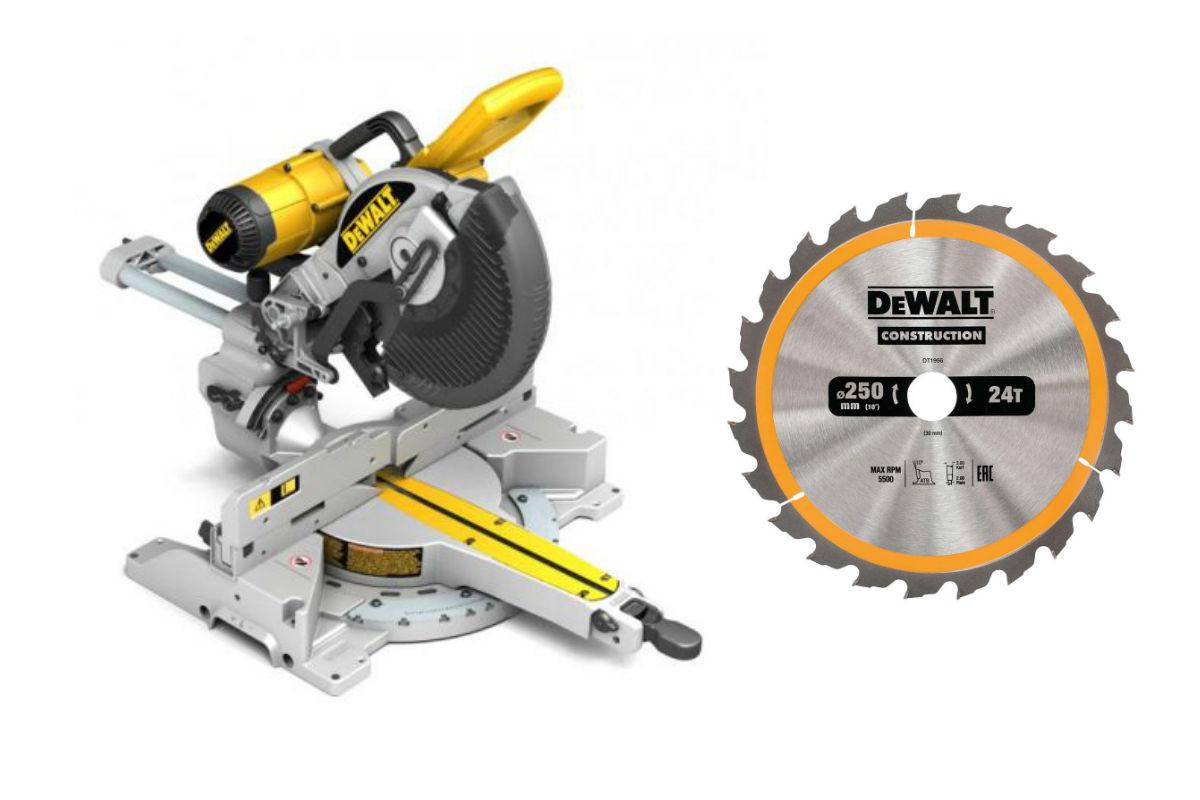 

Пила торцовочная Dewalt Dw717xps +Диск пильный твердосплавный dt1956qz
