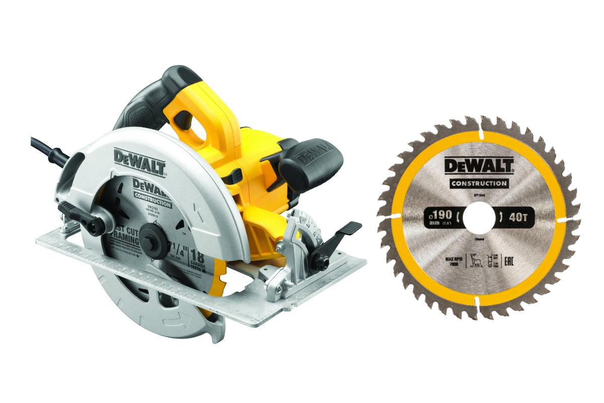 

Пила циркулярная Dewalt Dwe575К +Диск пильный твердосплавный dt1945qz