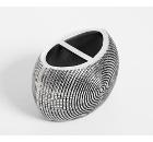 Настольный стакан WASSERKRAFT K-33328A Eider полирезин, серебристый