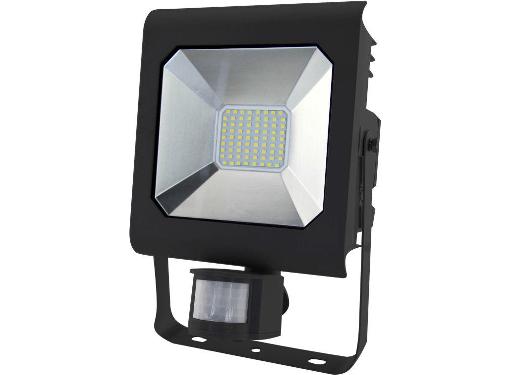 Изображение товара Уличный прожектор ЭРА Б0028665 SMD PRO мощностью 50 Вт с датчиком движения IP 65