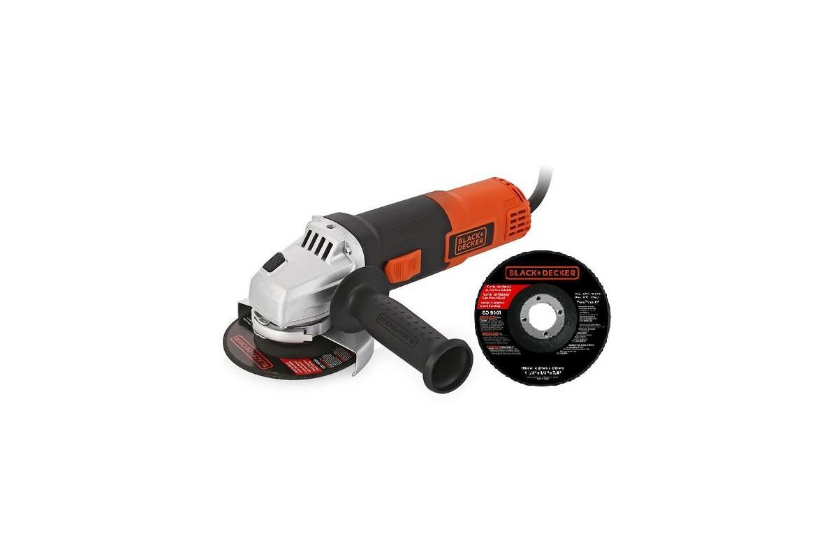 УШМ (болгарка) Black & decker G720P-RU+ 6 дисков - цена, отзывы, видео,  фото - купить в Москве, СПб и РФ