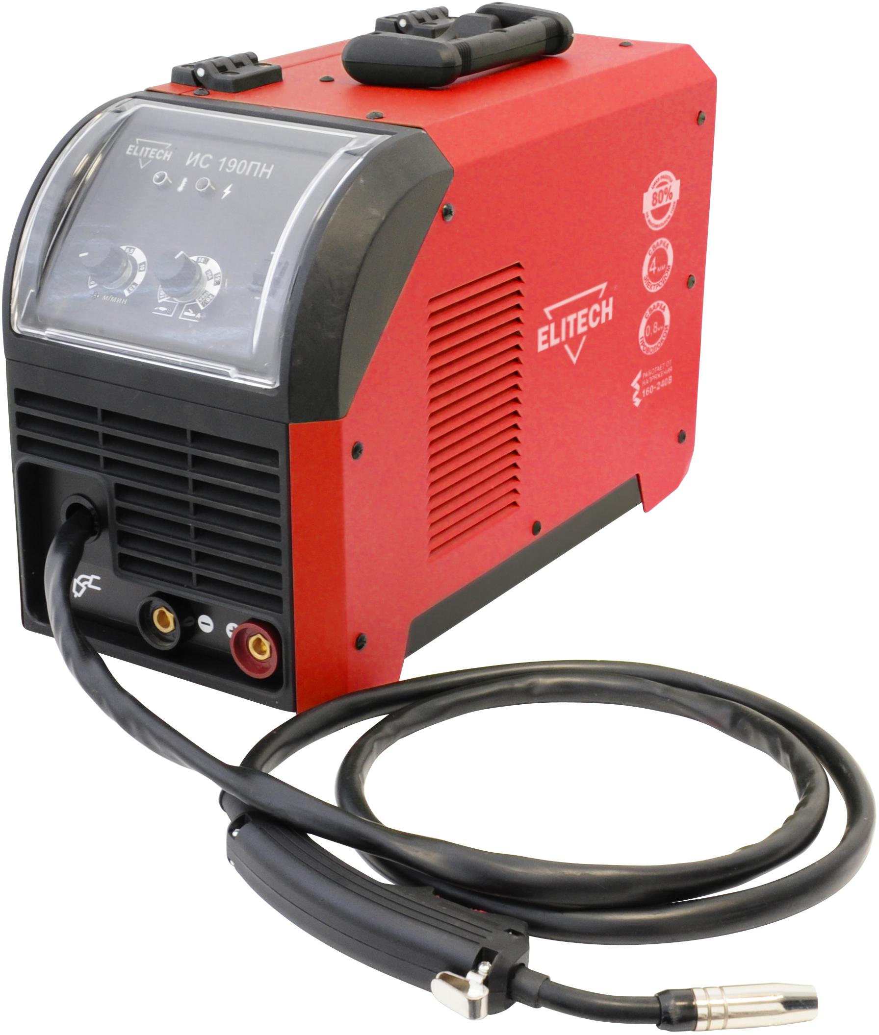 

Инвертор Elitech ИС 190ПН (185106, ИС 190ПН (185106)
