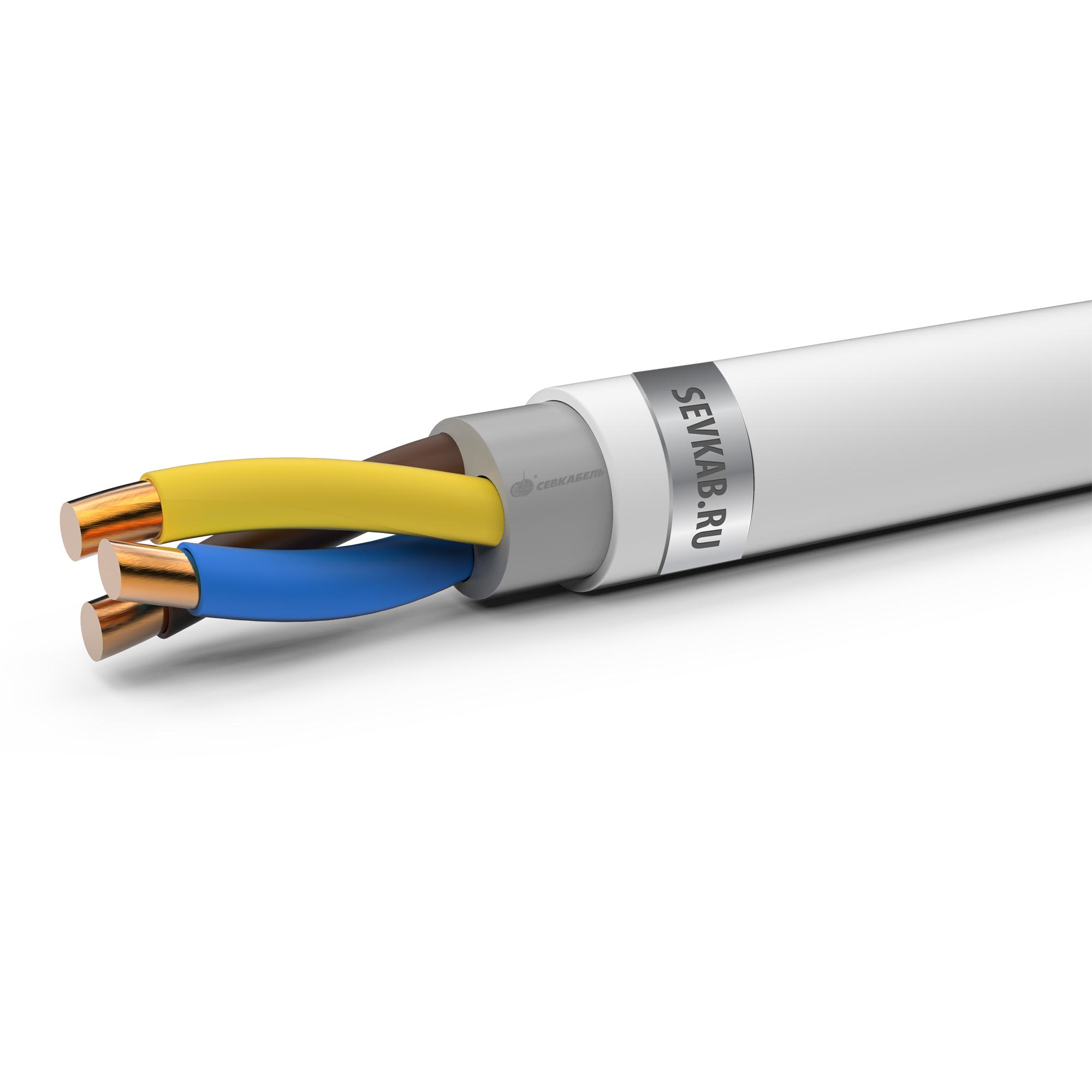 

Кабель СЕВКАБЕЛЬ Nym 3x1.5мм2 ГОСТ iec 60227-4-2011, Nym 3x1.5мм2 ГОСТ iec 60227-4-2011