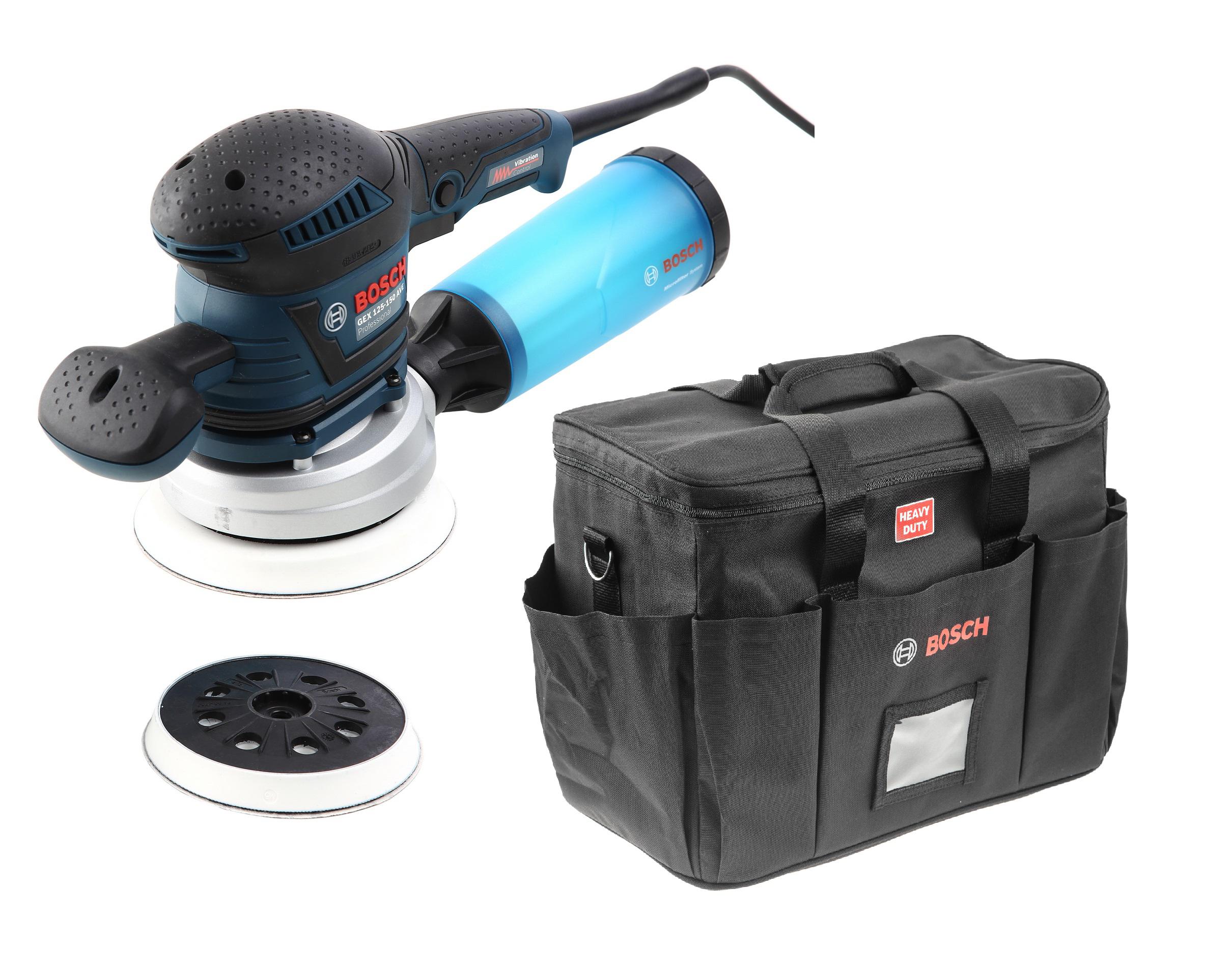 

Набор Bosch Орбитальная (эксцентриковая) шлифмашина gex 125-150 ave (0.601.37b.102) + Сумка