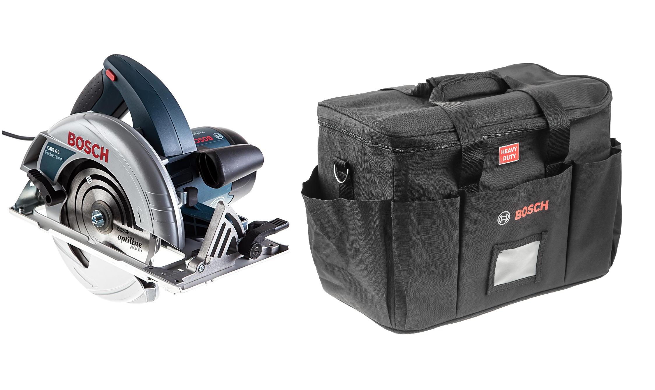 

Набор Bosch Пила циркулярная gks 65 (0.601.667.000) + Сумка