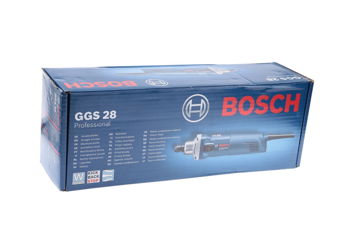 Машинка шлифовальная прямая Bosch GGS 28 CE Professional - цена, отзывы,  фото и инструкция - купить в Москве, СПб и РФ