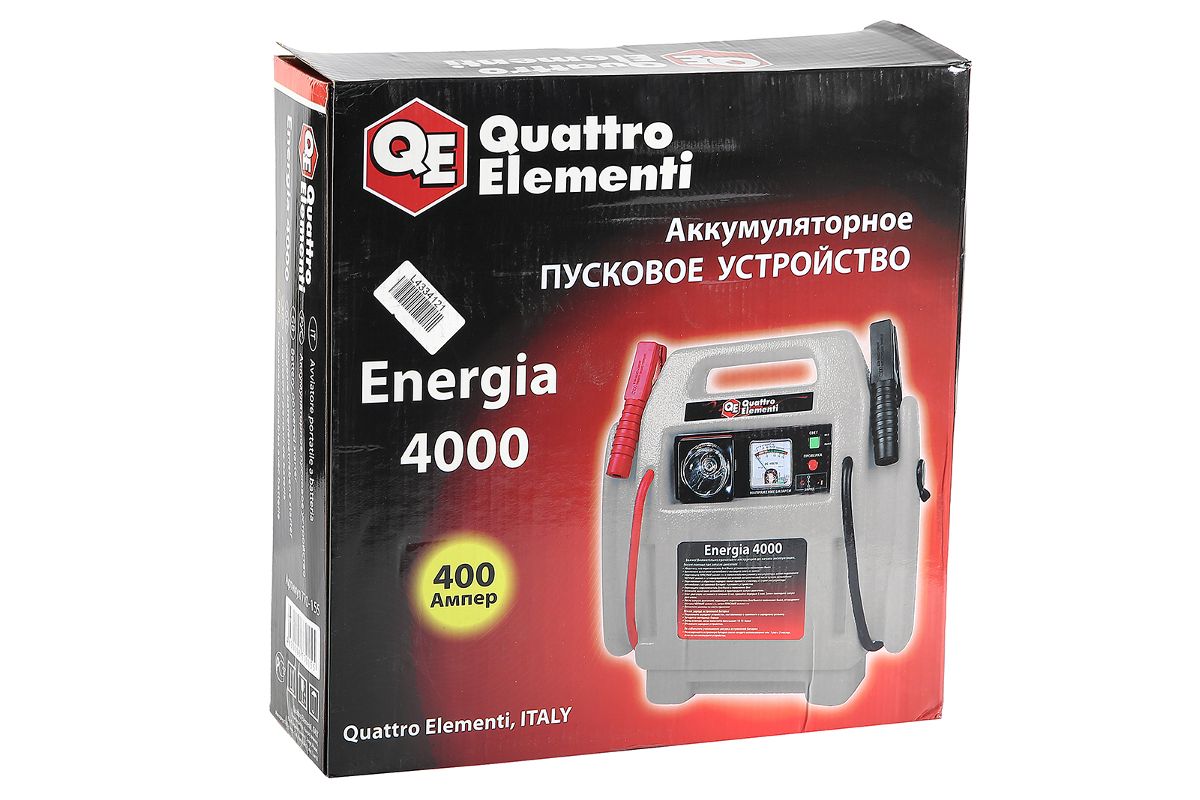 Устройство пусковое Quattro elementi Energia 4000 - цена, отзывы, видео,  фото и инструкция - купить в Москве, СПб и РФ