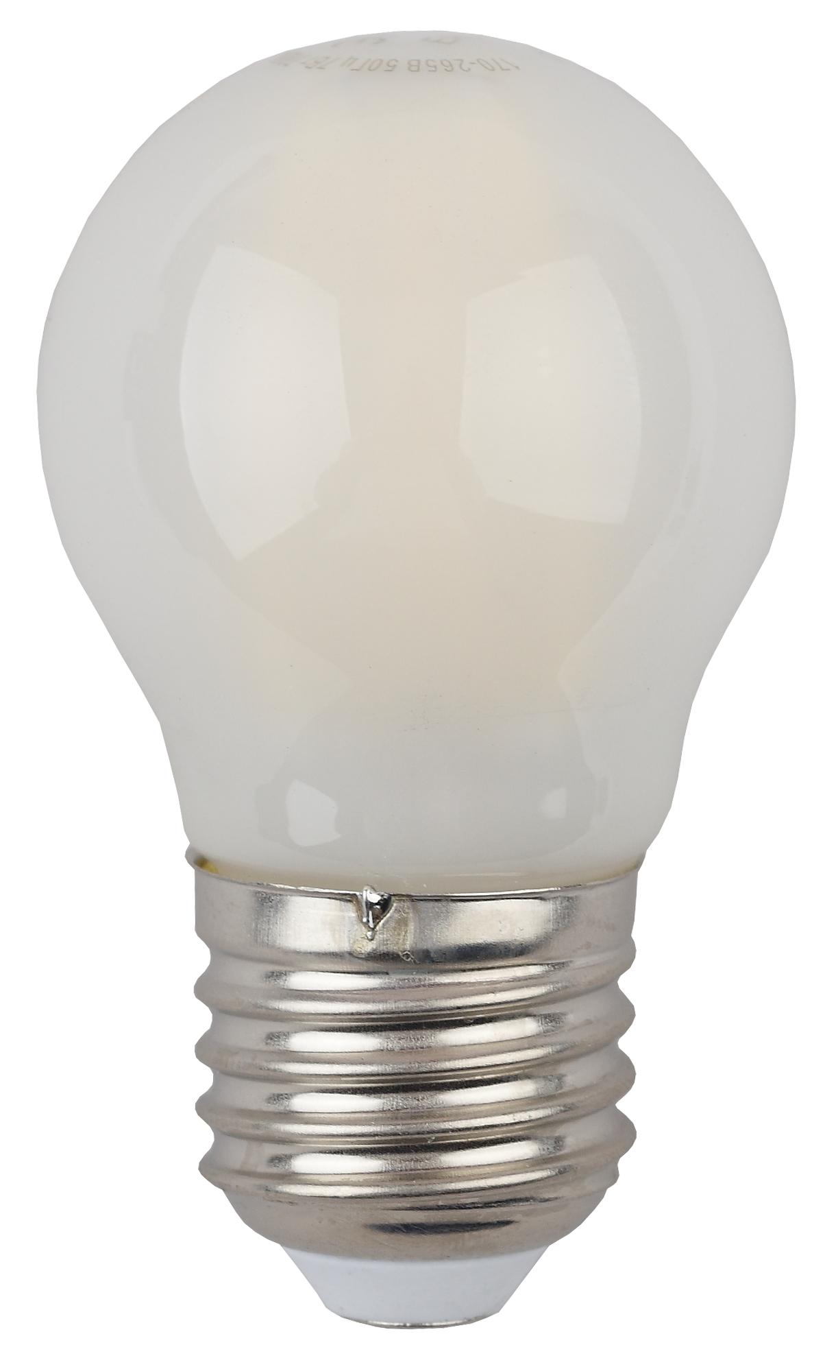 

Лампа светодиодная ЭРА F-led p45-5w-827-e27 frozed