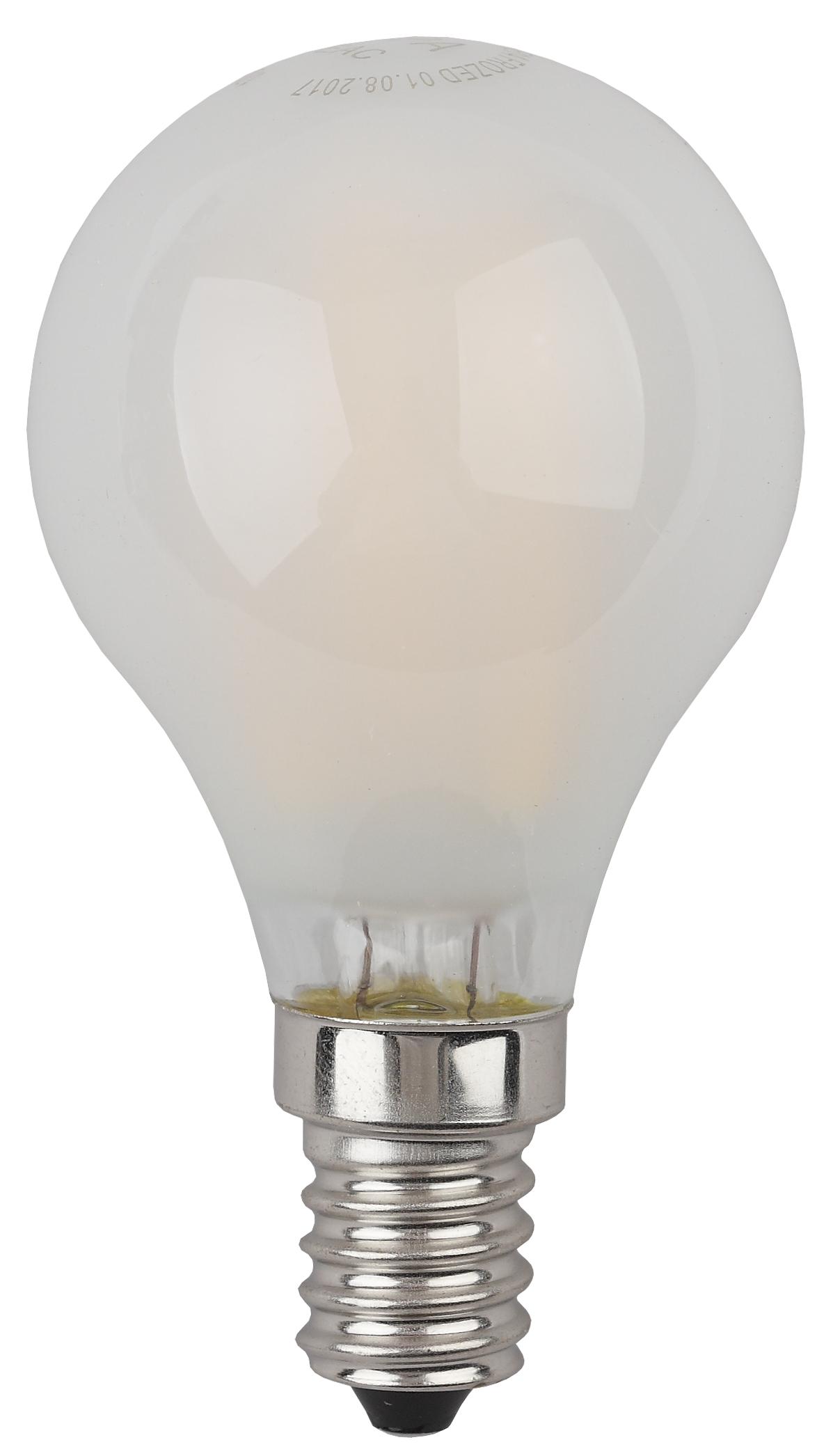 

Лампа светодиодная ЭРА F-led p45-5w-840-e14 frozed