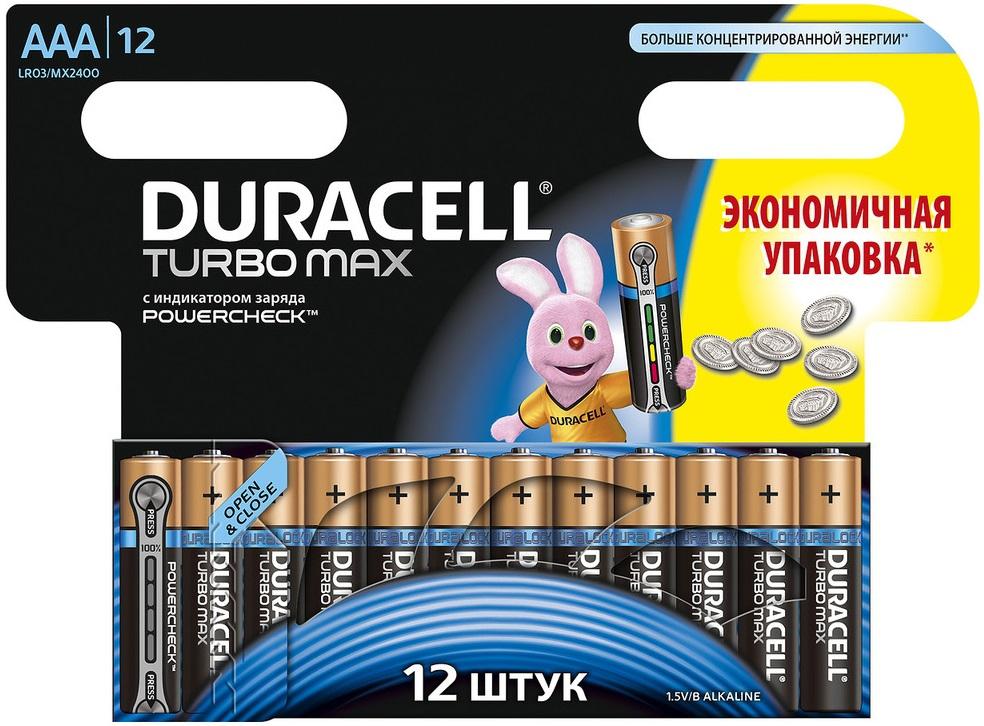 

Батарейка Duracell Lr03-12bl turbo Б0014857