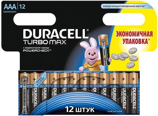  DURACELL LR03-12BL TURBO 0014857 : AAA (LR03) (-  . 12.)