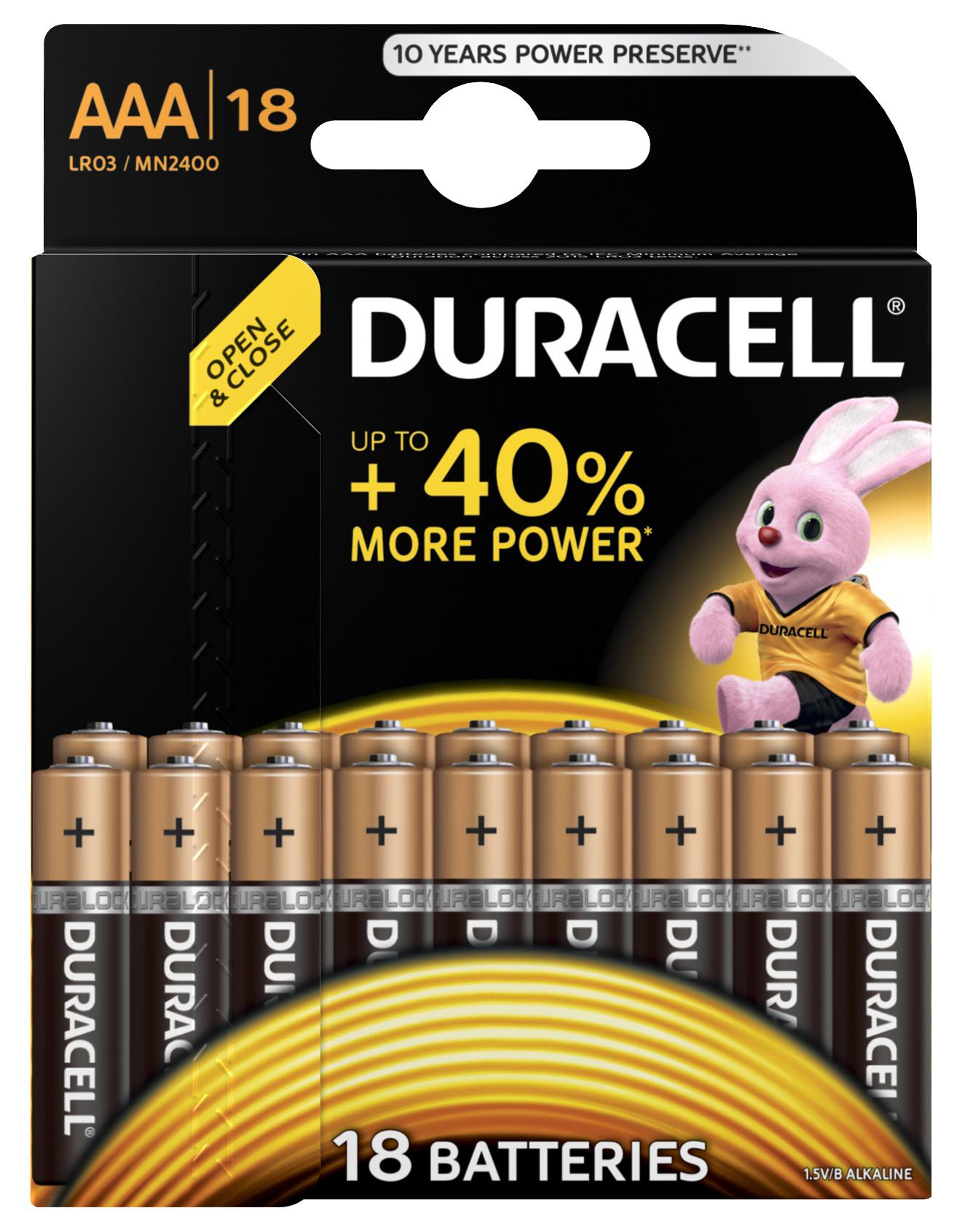 

Батарейка Duracell Lr03-18bl basic Б0014449, Lr03-18bl basic Б0014449