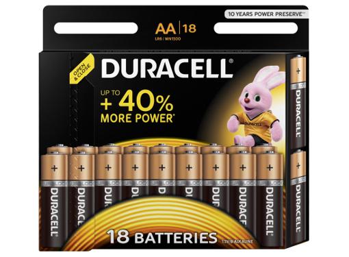  DURACELL LR6-18BL BASIC 0014448 : AA (LR6) (-  . 18.)