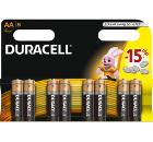 Батарейка DURACELL LR6-8BL BASIC C0037387 Тип: AA (LR6) (Кол-во в уп. 8шт.)