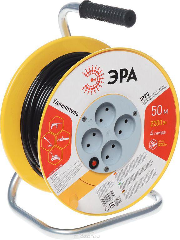 

Удлинитель ЭРА Rp-4-3x1-50m Б0033023 3х1, Желтый, Rp-4-3x1-50m Б0033023 3х1