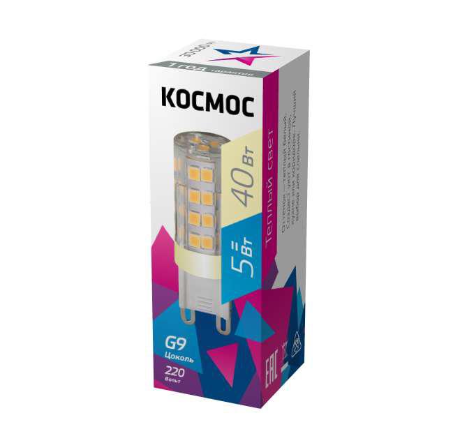 

Лампа КОСМОС 482440 lksmled5wg9c3000pc